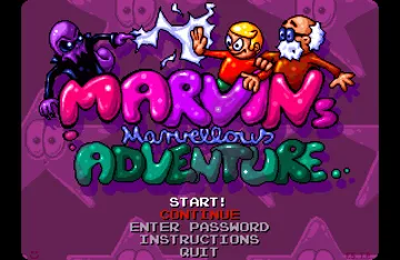 Marvin's Marvellous Adventure (AGA)_Disk1 screen shot title